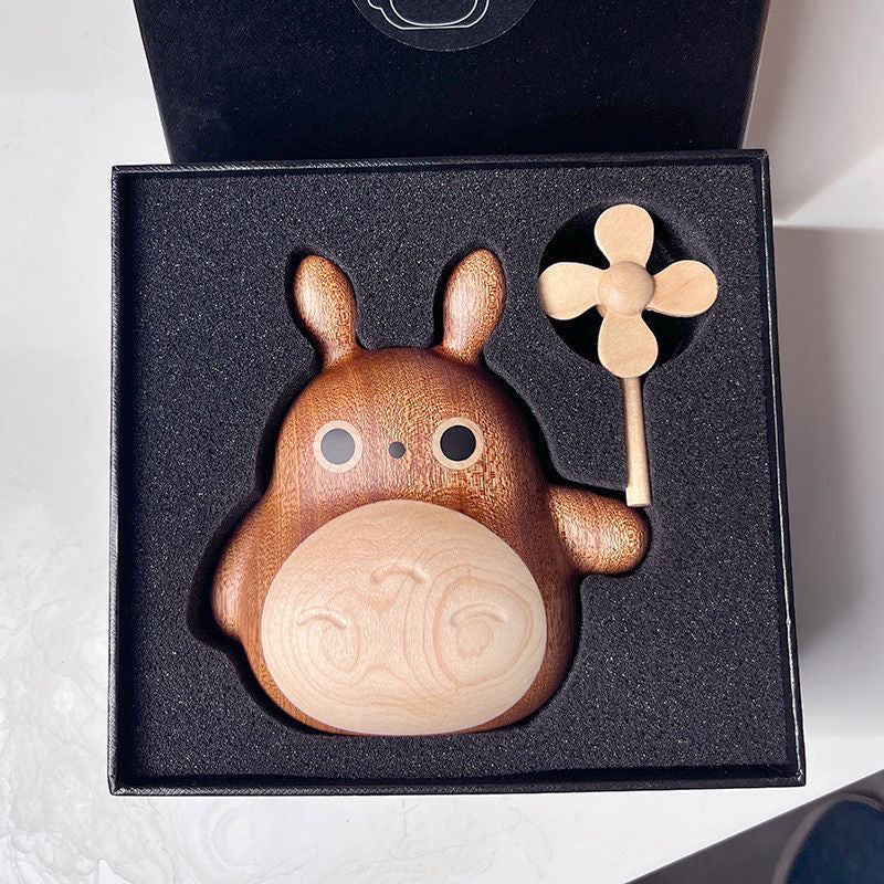 Wooden Totoro Handmade Ornament