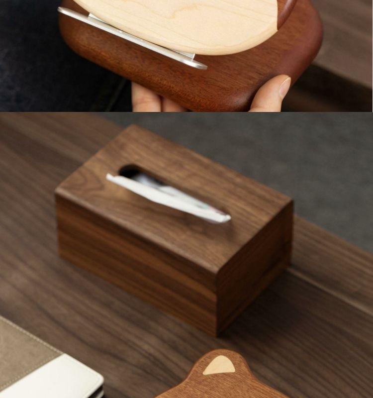 Cute Shiba Inu Wooden Cell Phone Holder